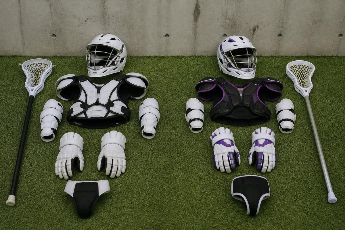 Men's vs women's lacrosse equipment comparison