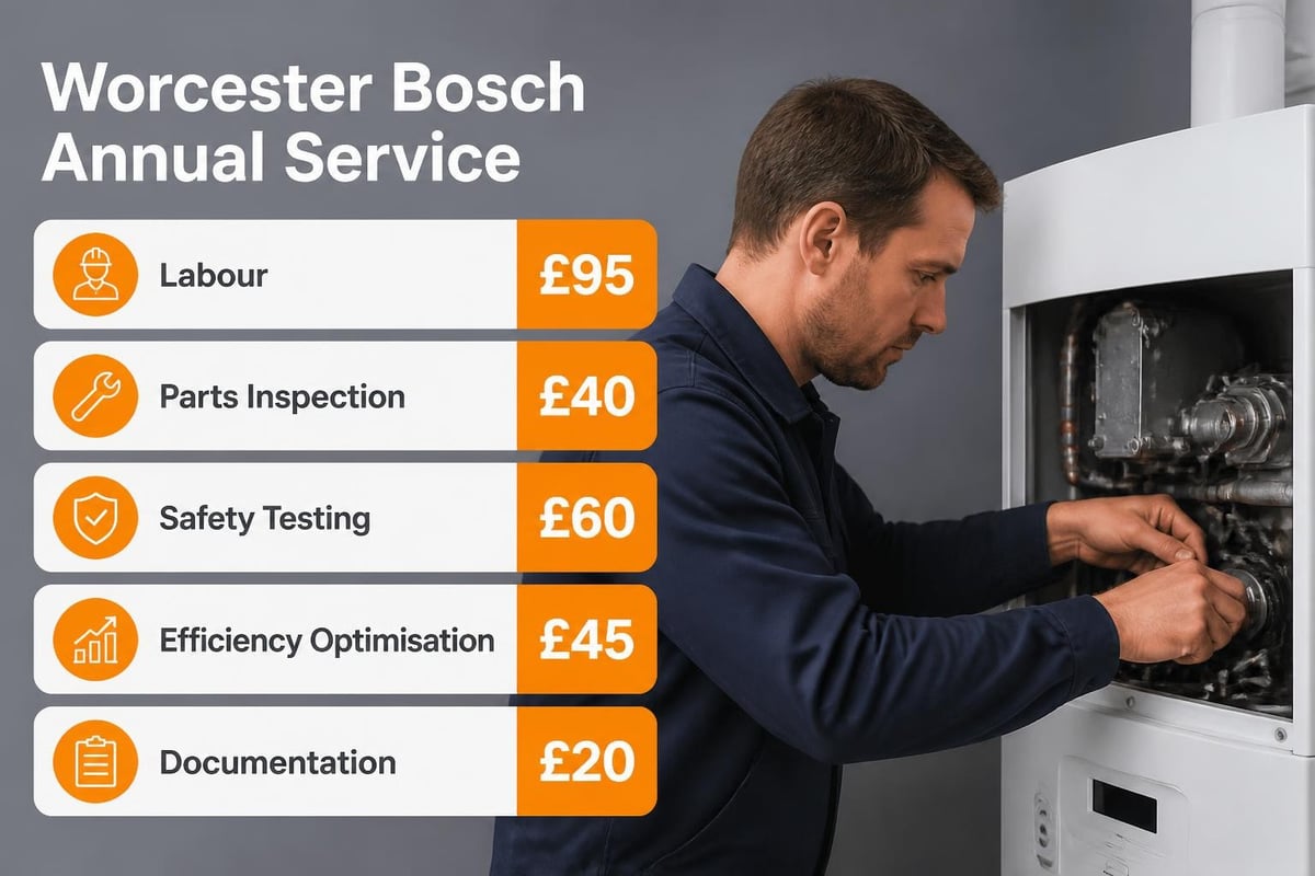 Worcester Bosch service cost breakdown