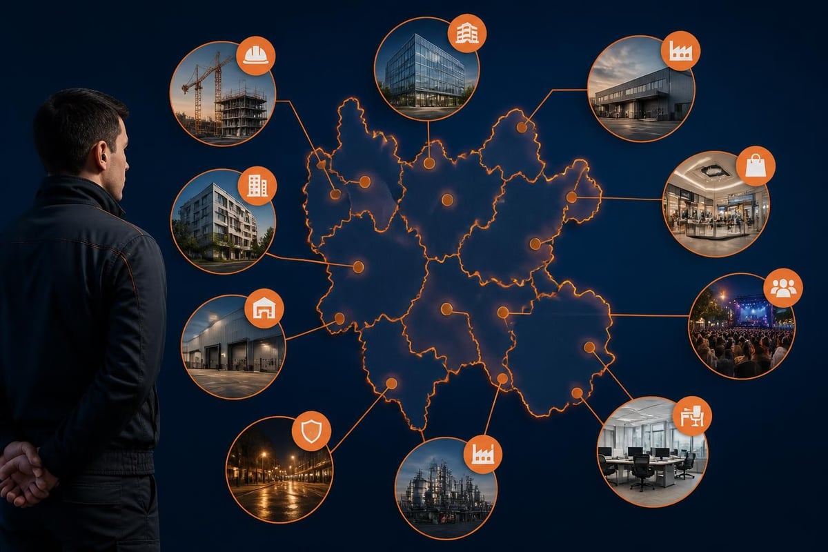 Mappa vigilanza Lombardia province
