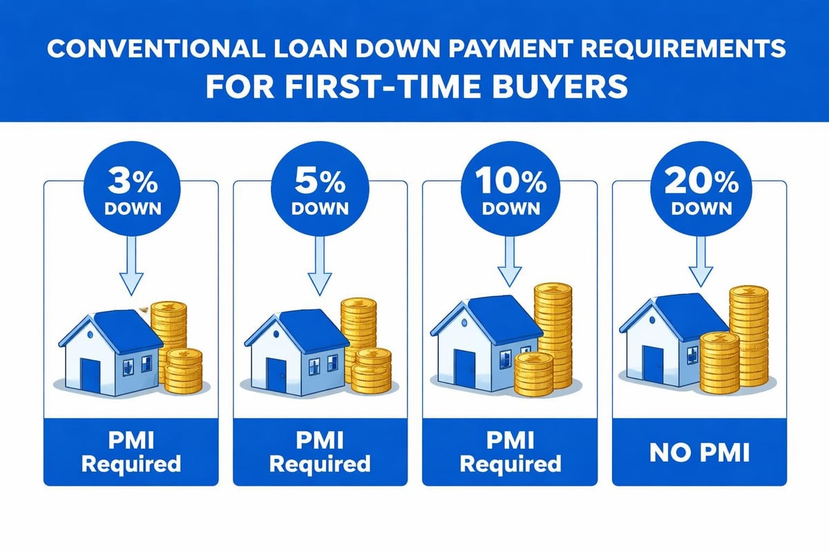 Down payment comparison chart