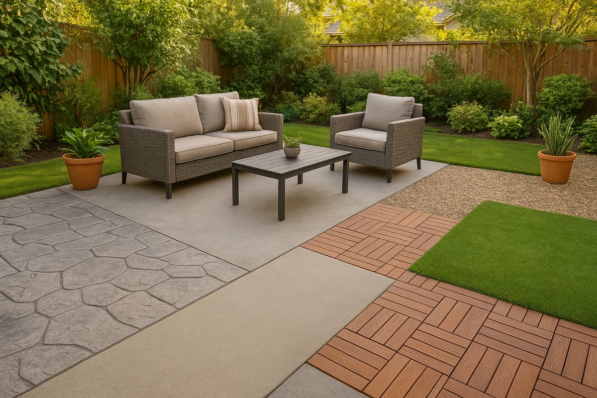 9 Amazing Backyard Cheap Patio Floor Ideas for 2025
