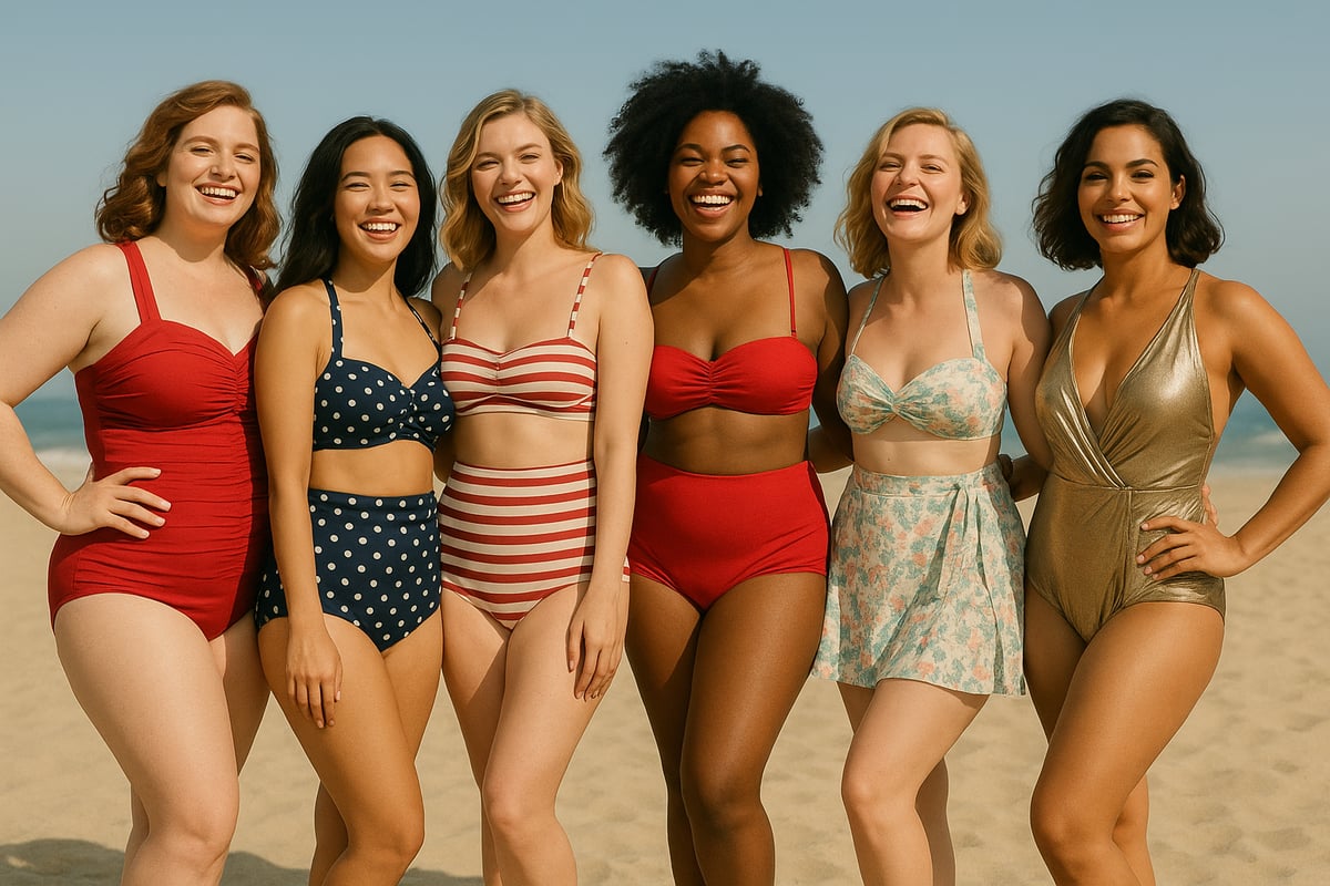 The Most Iconic Retro Bathing Suit Styles for 2025