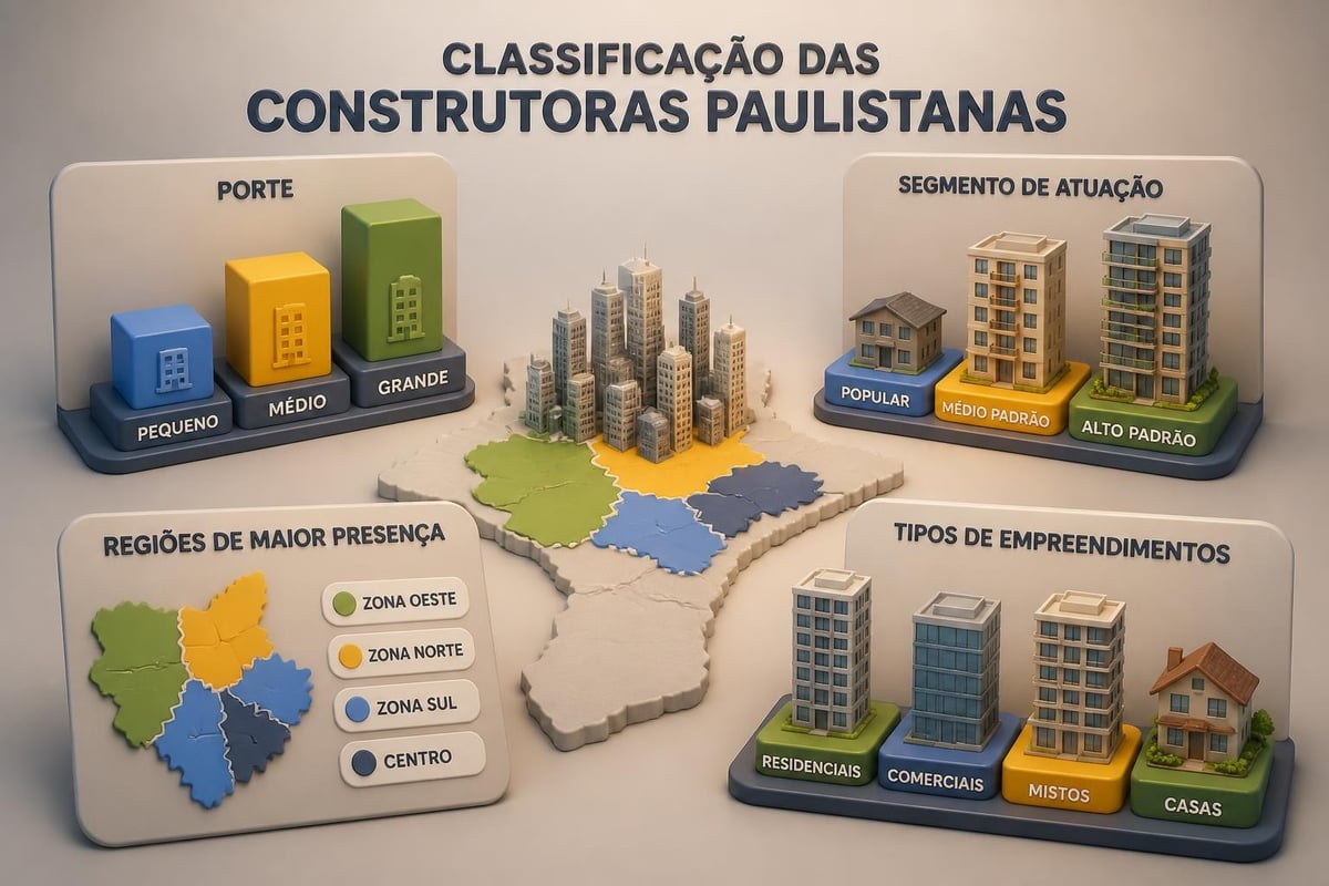 Segmentação do mercado de construtoras em São Paulo