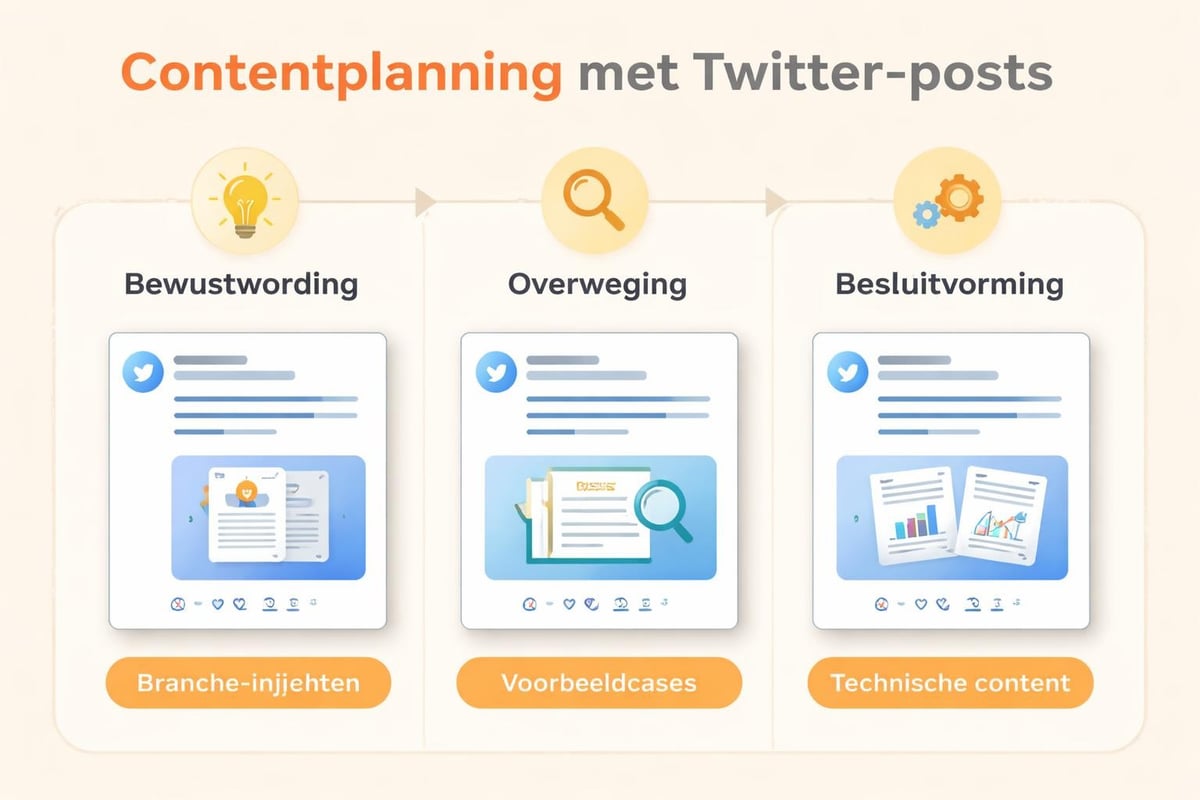 Twitter content strategie voor B2B buyer journey