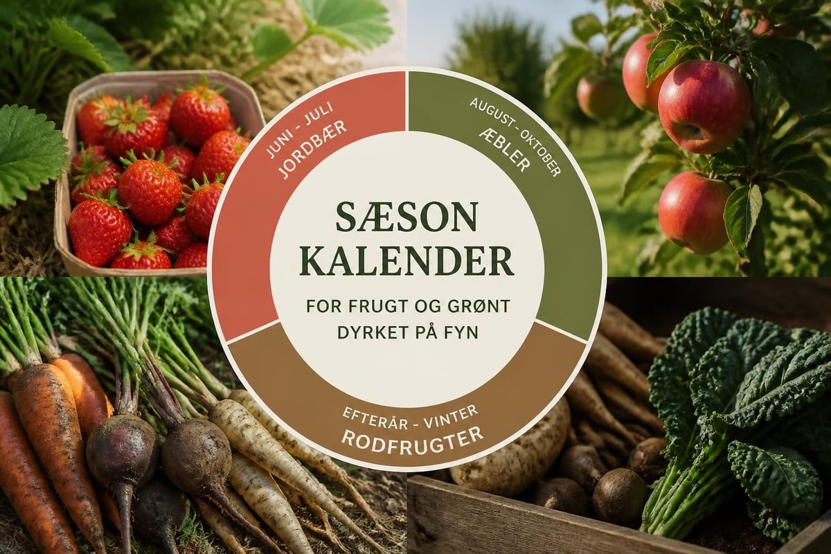 Fynsk frugtproduktion sæsoner