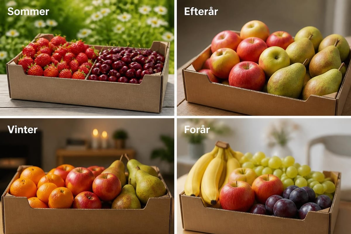 Årscyklus frugtleverancer