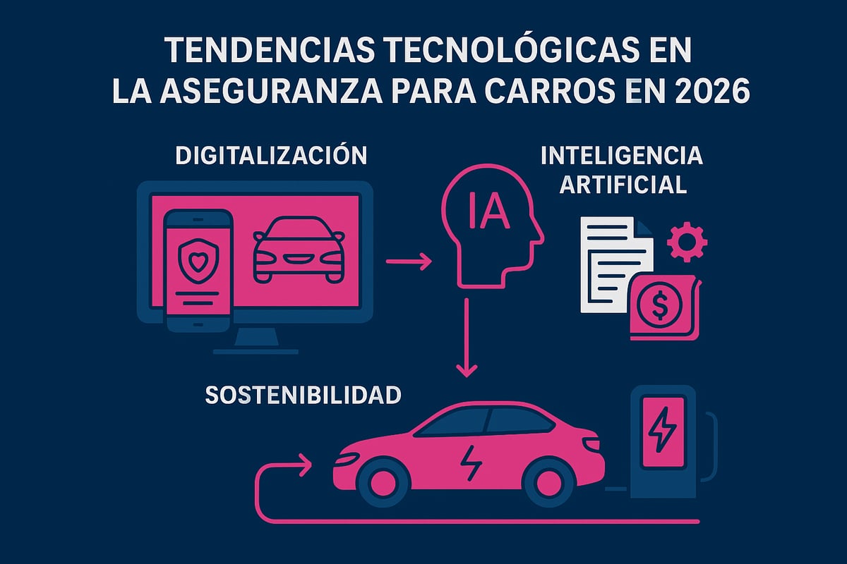 Tendencias y tecnolog&iacute;a en la aseguranza para carros: lo que marcar&aacute; 2026