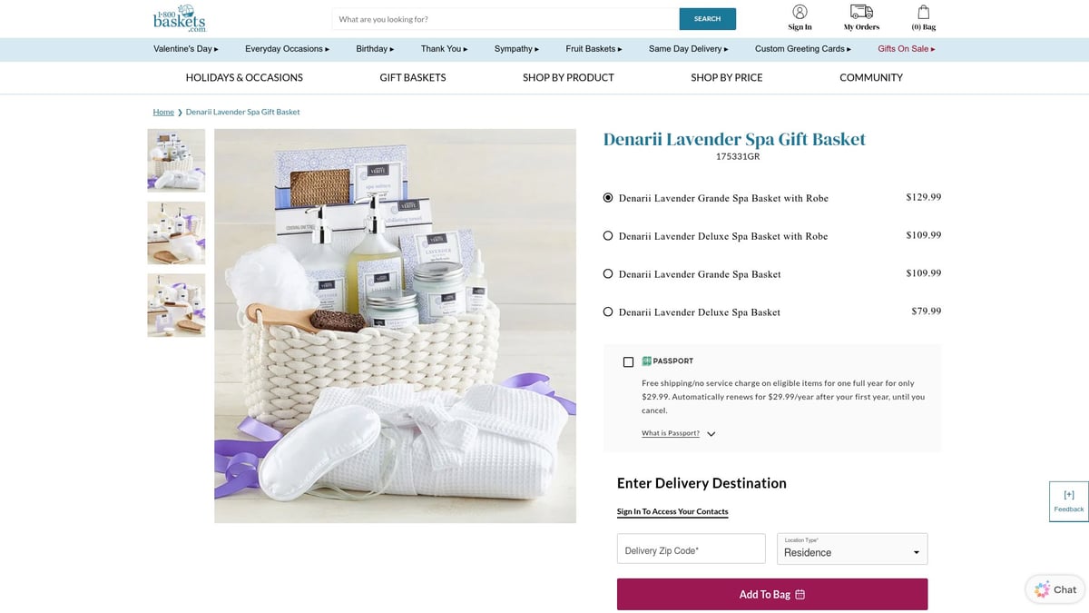 7 Gift Holiday Baskets to Delight Loved Ones in 2026 - Denarii Lavender Spa Gift Basket