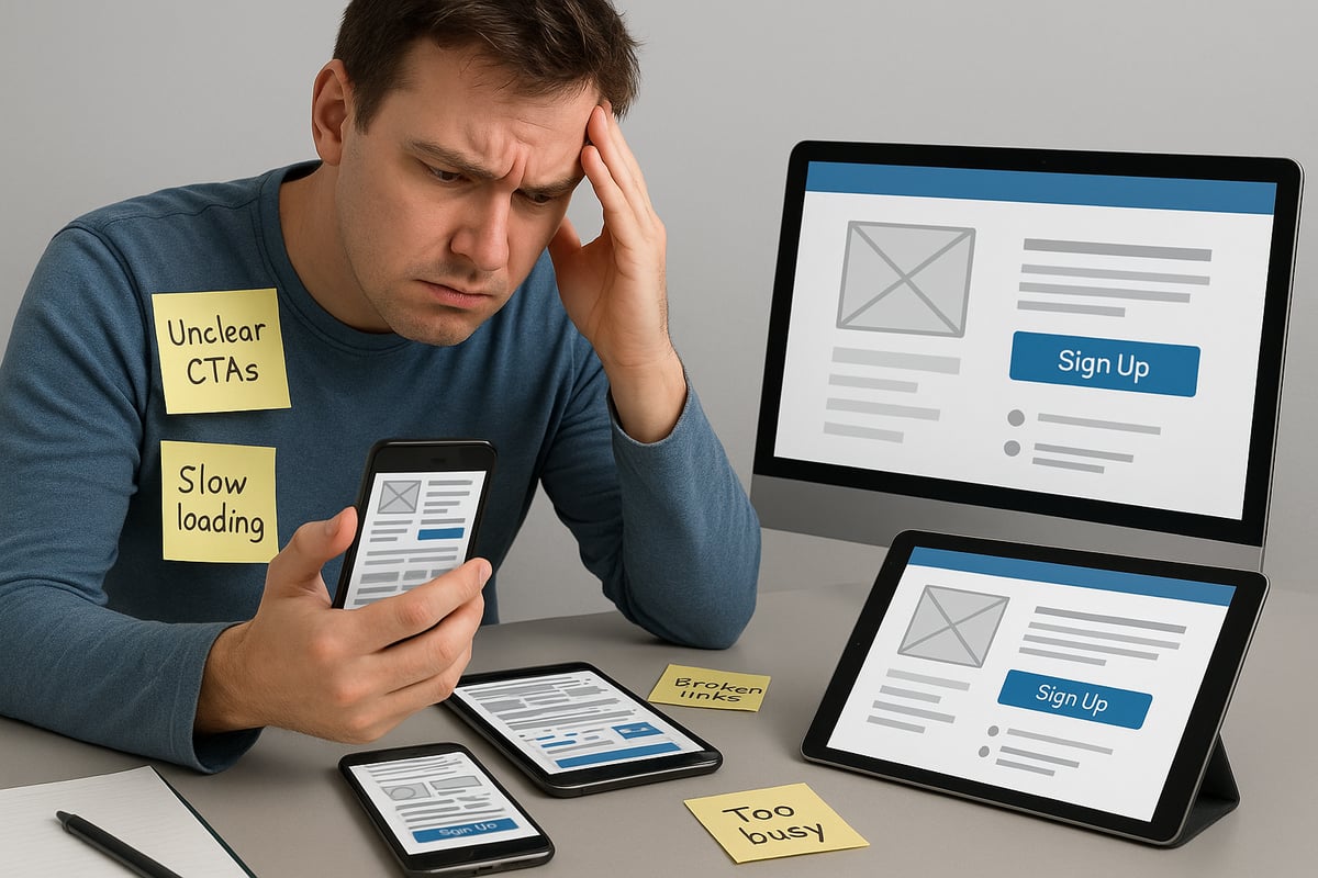 Common Mistakes to Avoid When Designing App Landing Pages