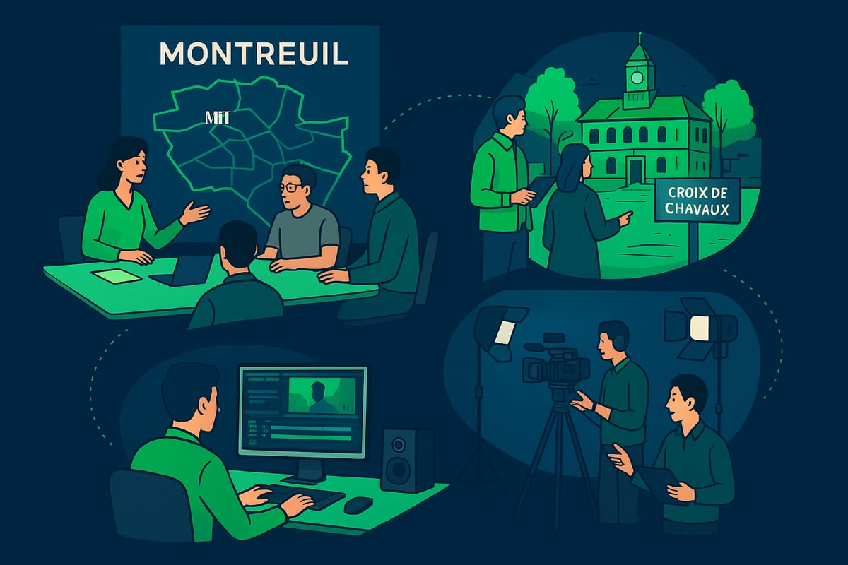 Déroulement d’un projet vidéo avec une agence à Montreuil : étapes clés