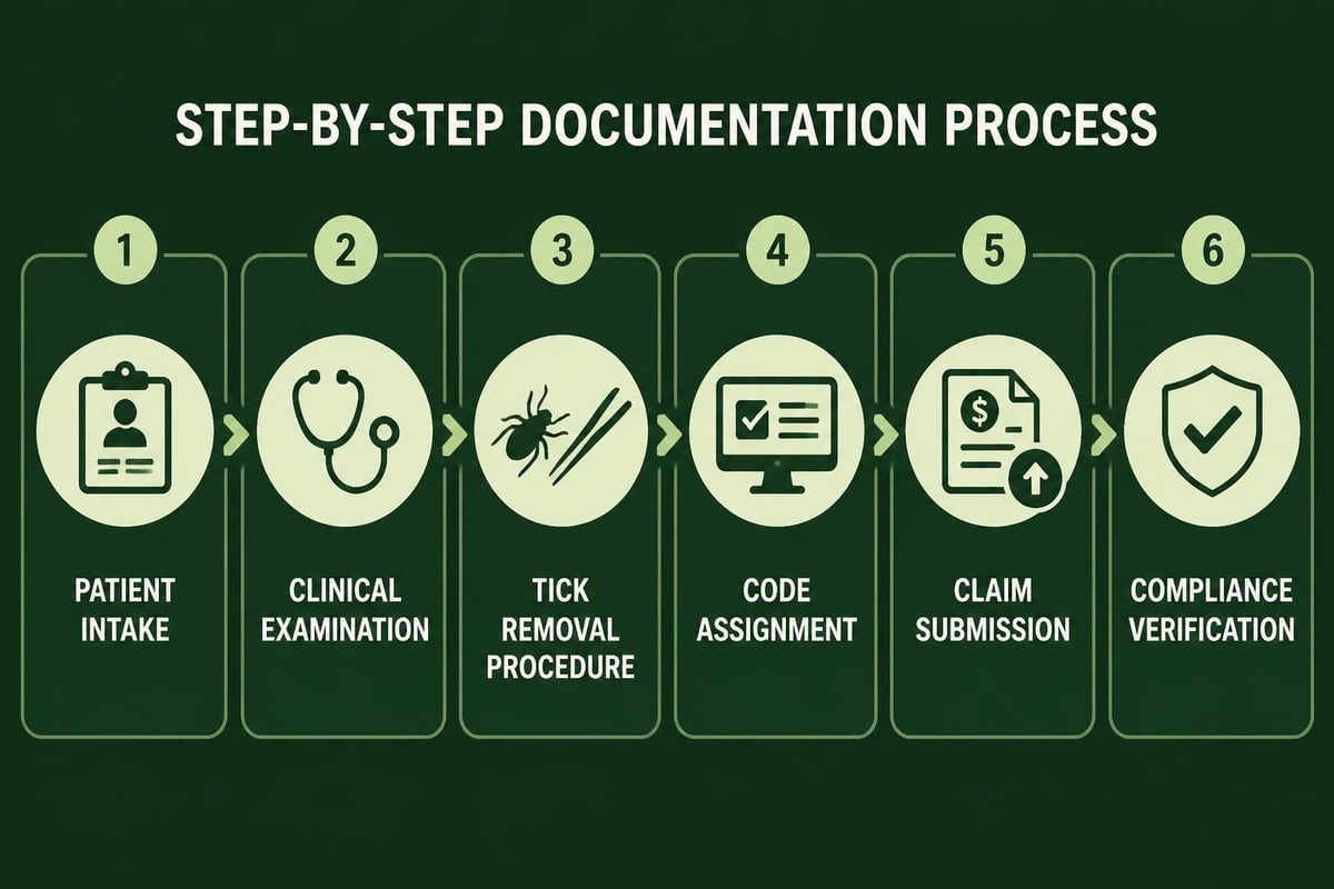 Tick removal documentation workflow