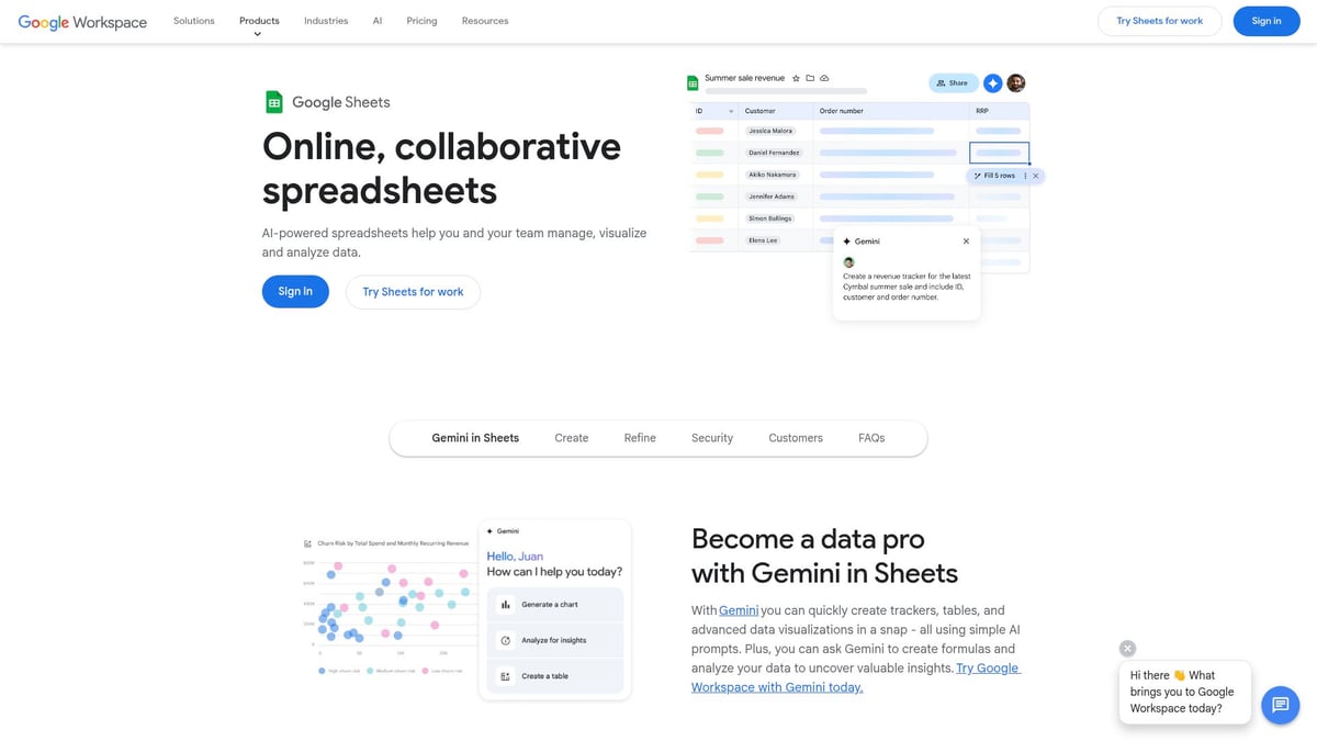 Top 10 Best Tools for Solopreneurs to Succeed in 2026 - Google Sheets