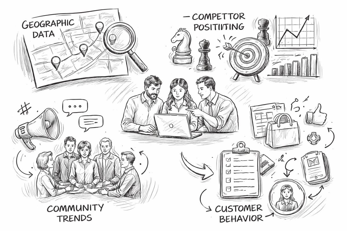 Local market analysis framework