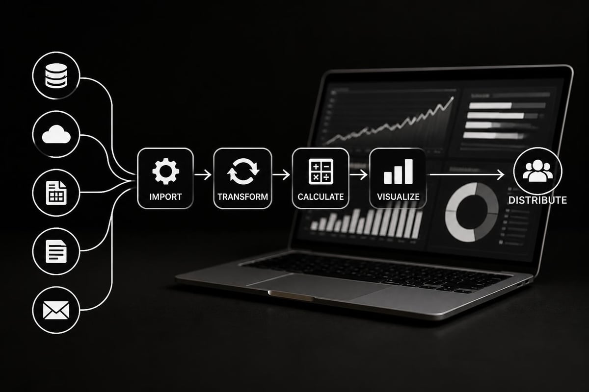 Marketing report automation workflow
