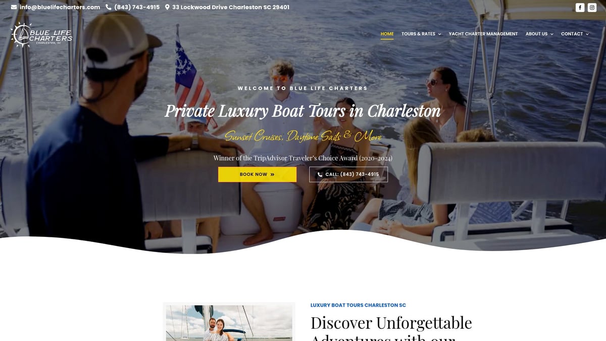 Charleston Sunset Sail Guide: Discover the Best Views in 2026 - Blue Life Charters: Charleston’s Premier Private Sunset Sail