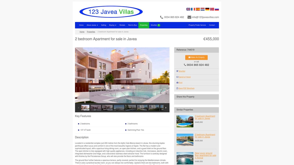 7 Stunning Javea Apartments You’ll Love in 2026 - Duplex Penthouse at Cala Blanca – Sophisticated Seaside Living