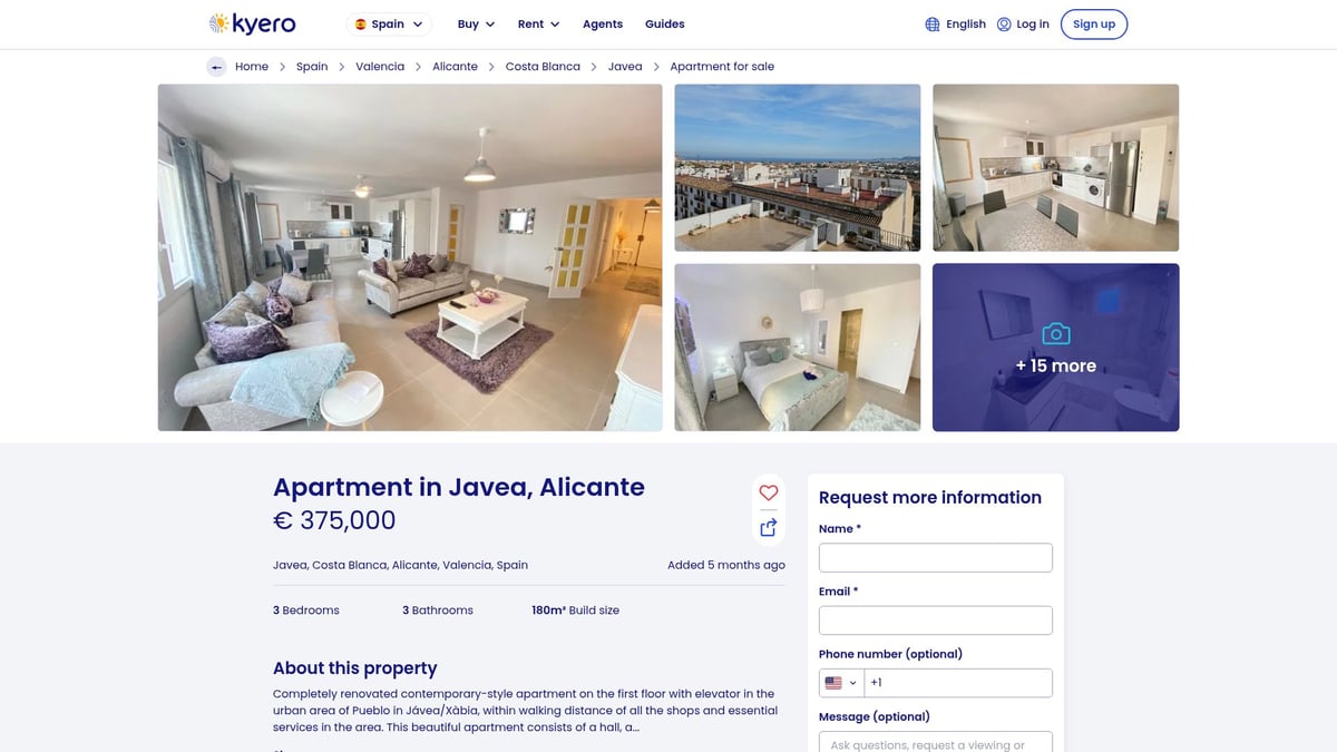 7 Stunning Javea Apartments You’ll Love in 2026 - Completely Renovated Contemporary Apartment in Pueblo