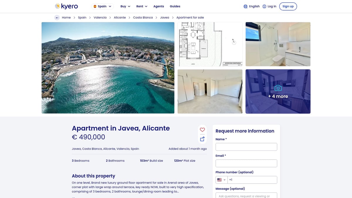 7 Stunning Javea Apartments You’ll Love in 2026 - Arenal Area New Build – Luxury Ground Floor with Terrace