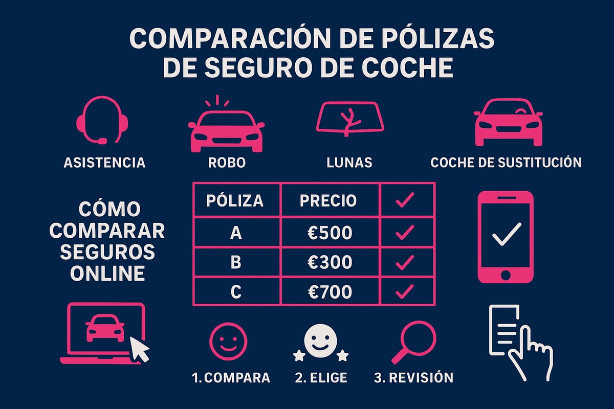 C&oacute;mo Comparar Seguros de Coches de Forma Efectiva en 2026