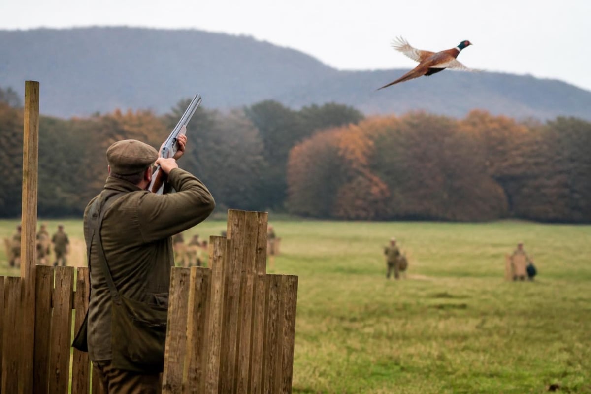 European pheasant shoot format
