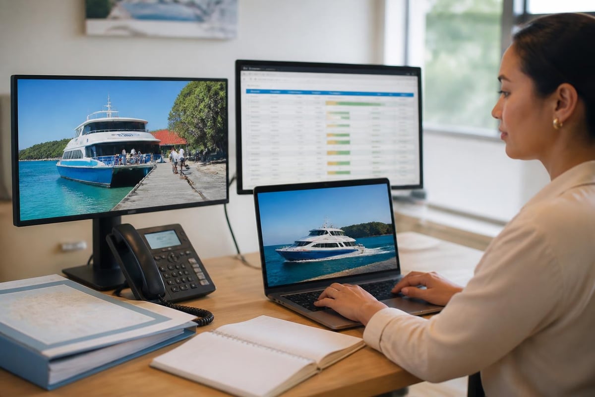 Speed boat booking workflow