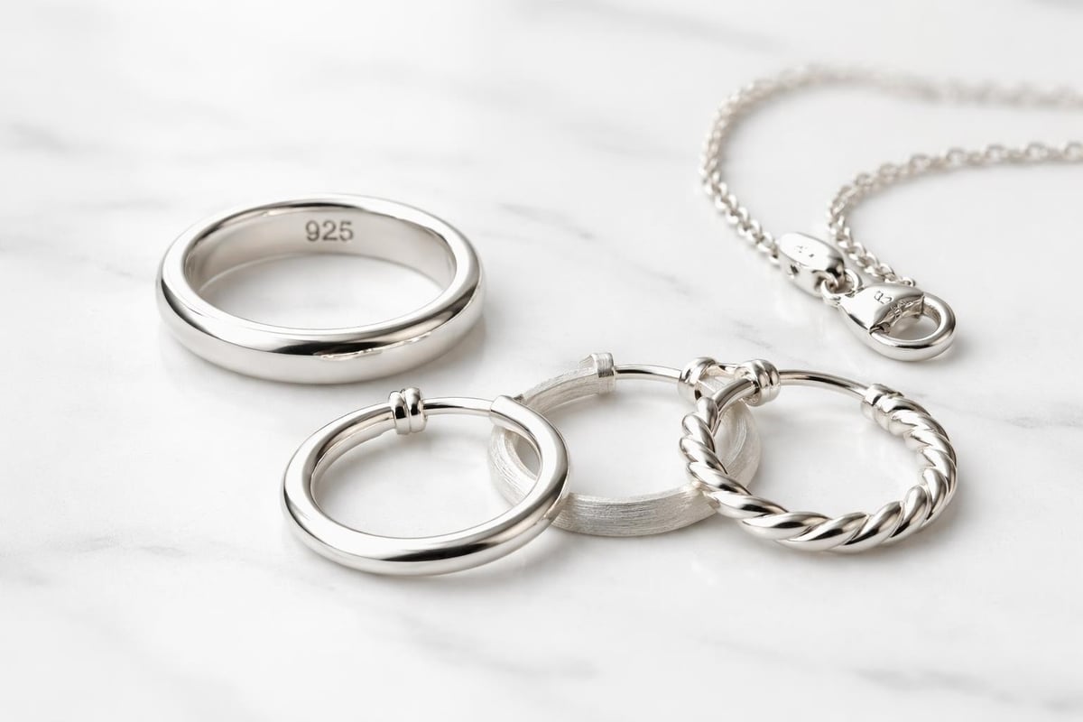 Sterling silver purity grades