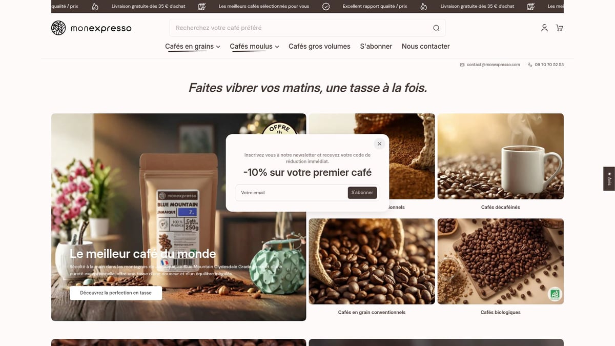 Le Guide Essentiel du Café Blue Moutain en 2026 - Découvrir le Blue Mountain chez Monexpresso