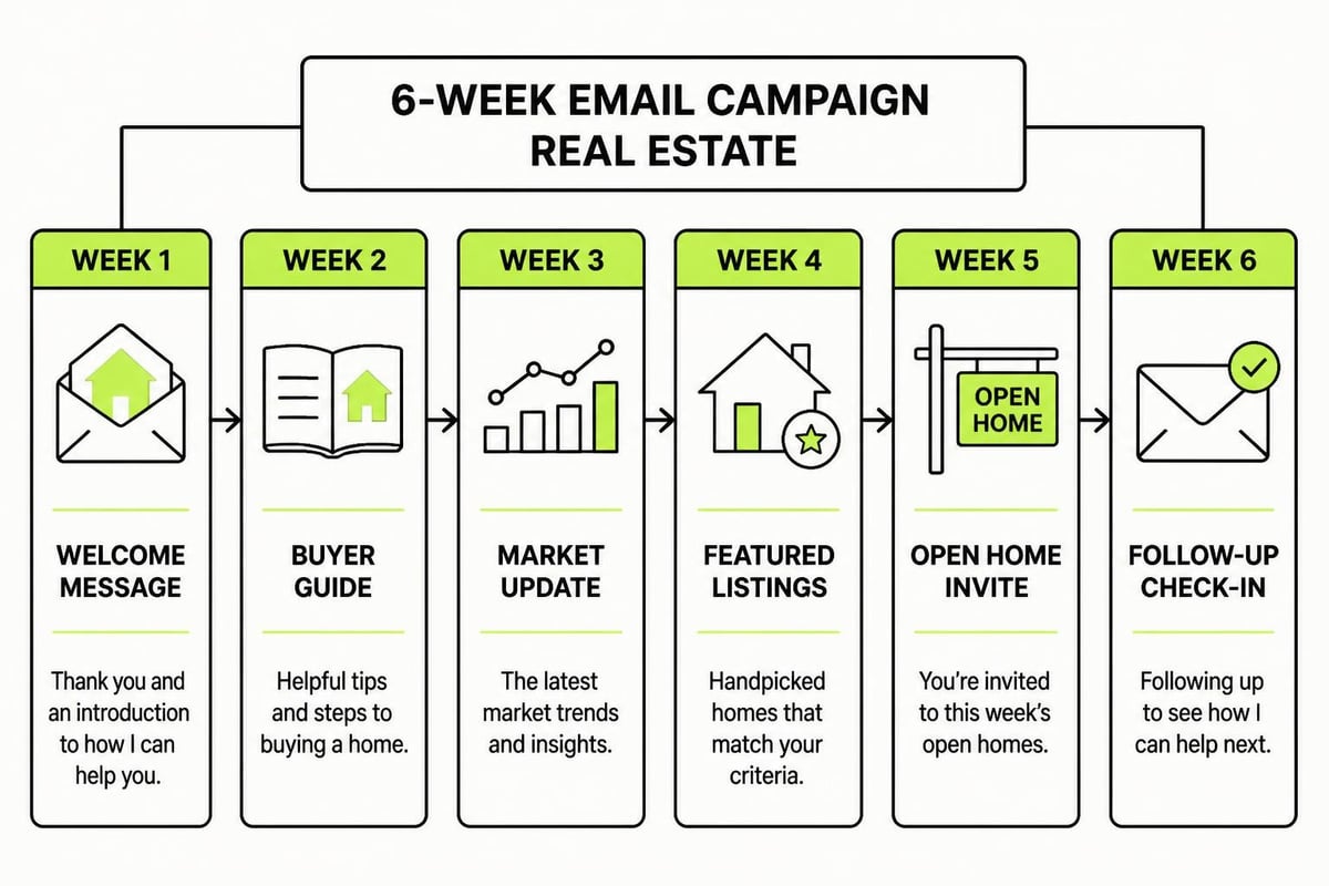 Email nurture sequence for property leads
