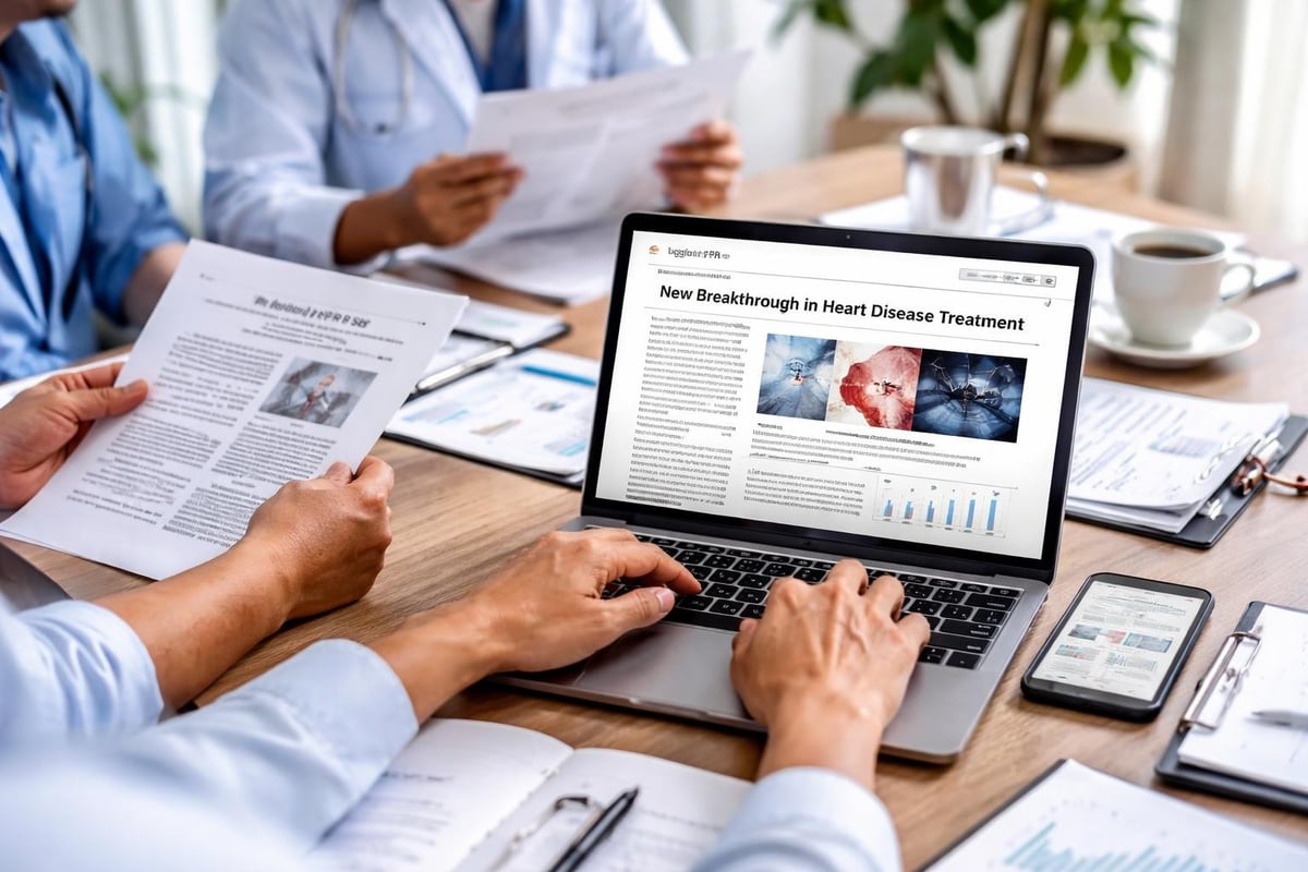 Digital PR SEO workflow for healthcare