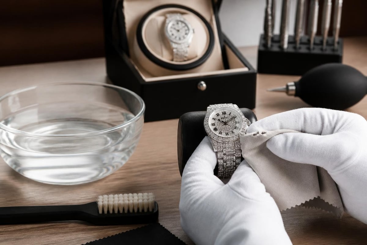 Diamond watch maintenance procedures