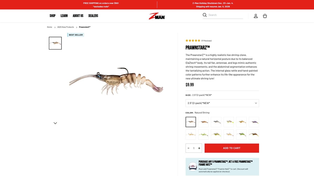 7 Exciting New Fishing Innovations to Try in 2026 - PrawnstarZ™ – Hyper-Realistic Shrimp Lure for Inshore Success