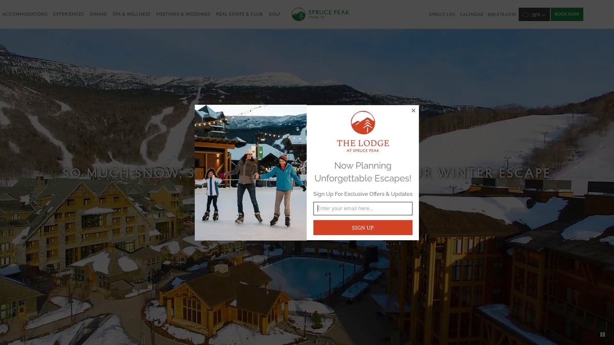 9 Stunning Green Mountain Hotels to Book in 2026 - The Lodge at Spruce Peak