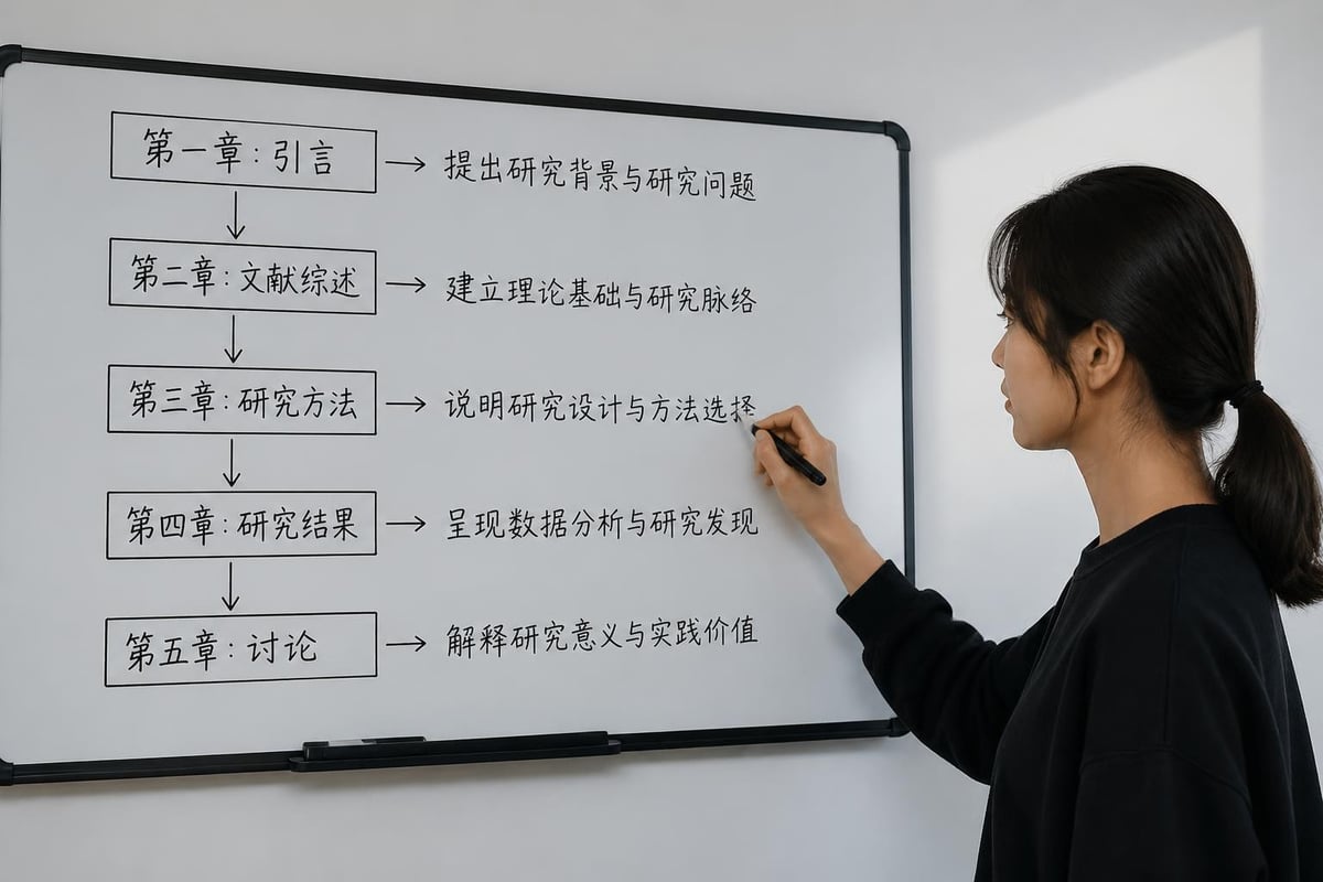 論文章節邏輯關係圖