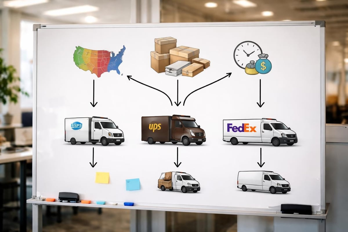 Multi-carrier shipping strategy