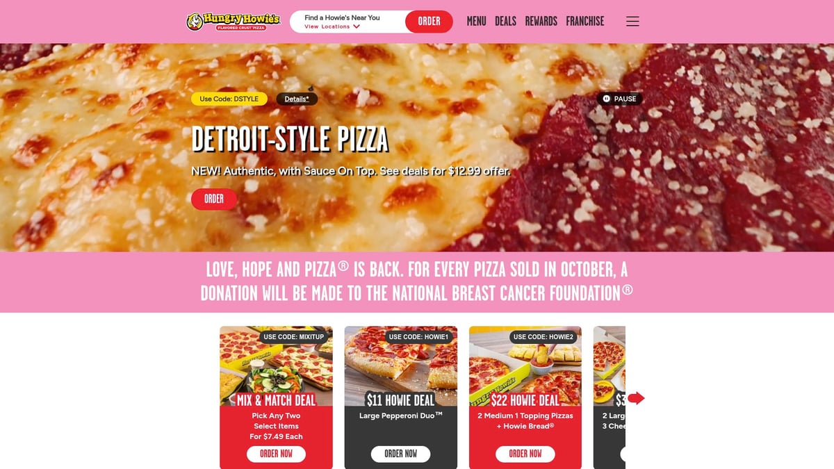 9 Best Pizza Deals Near Me to Grab in 2025 - Hungry Howie’s Flavored Crust Deals