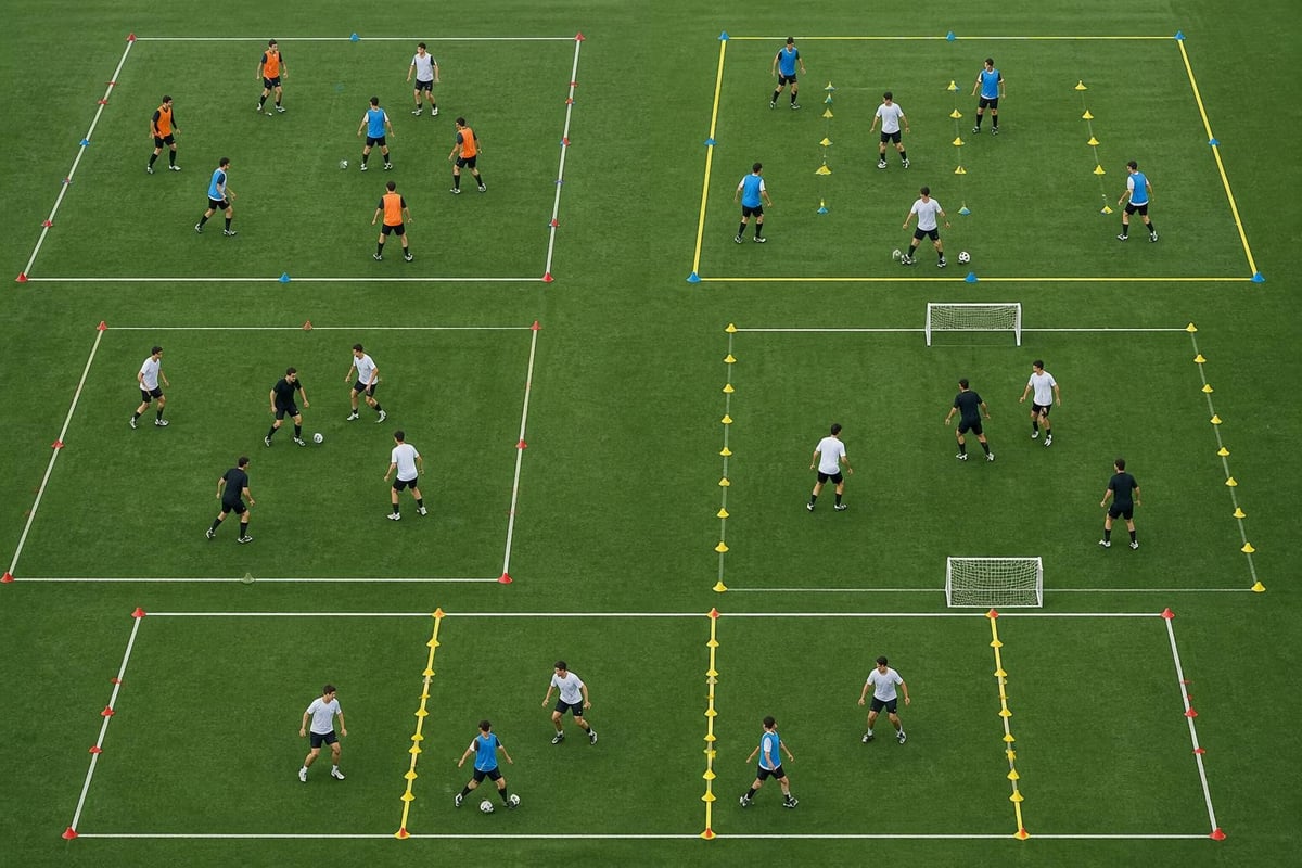 Small-sided game tactical concepts