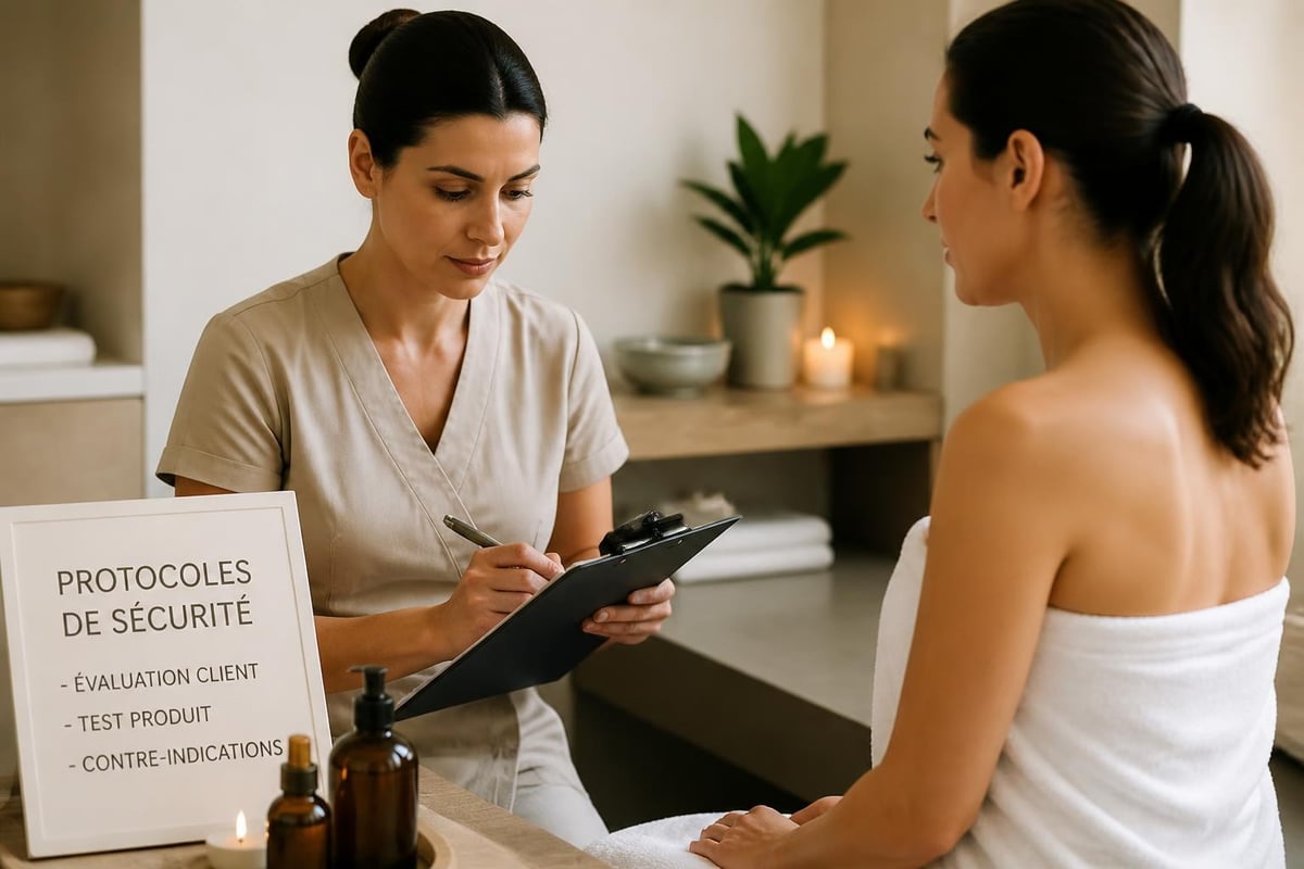 Protocoles sécuritaires massage huile