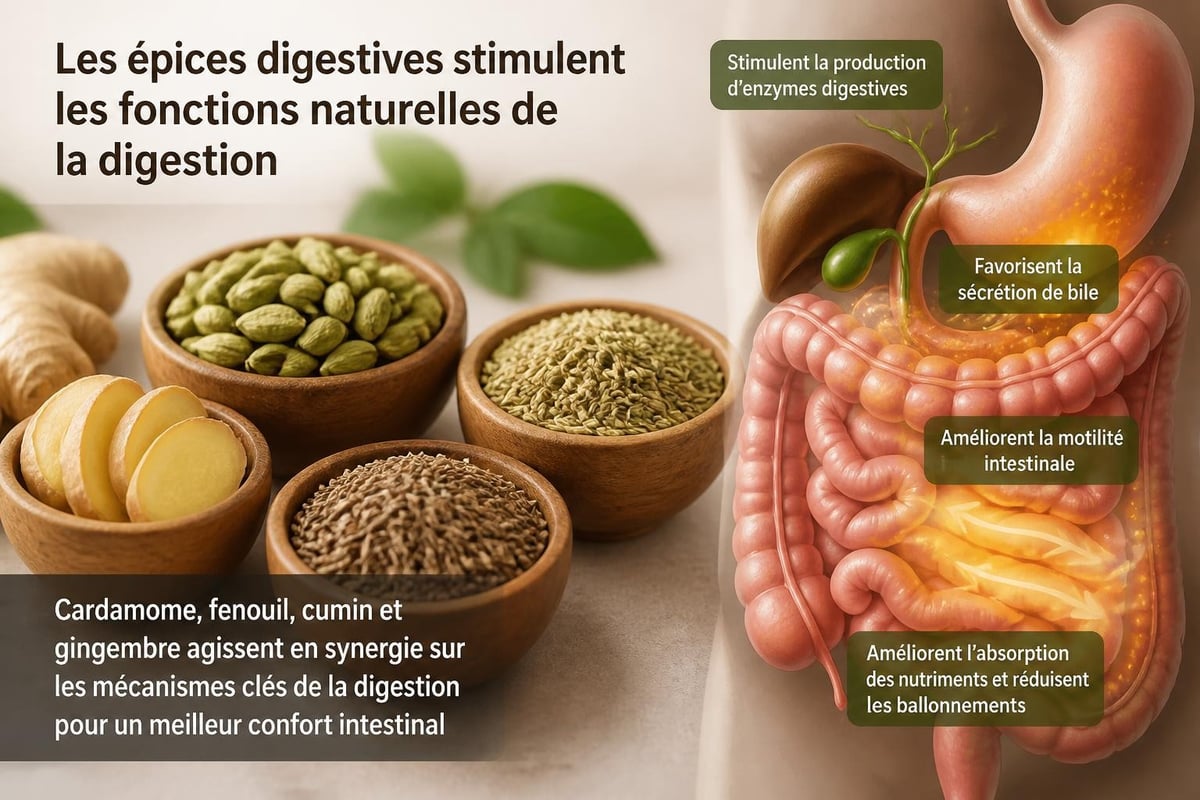 Digestion et épices
