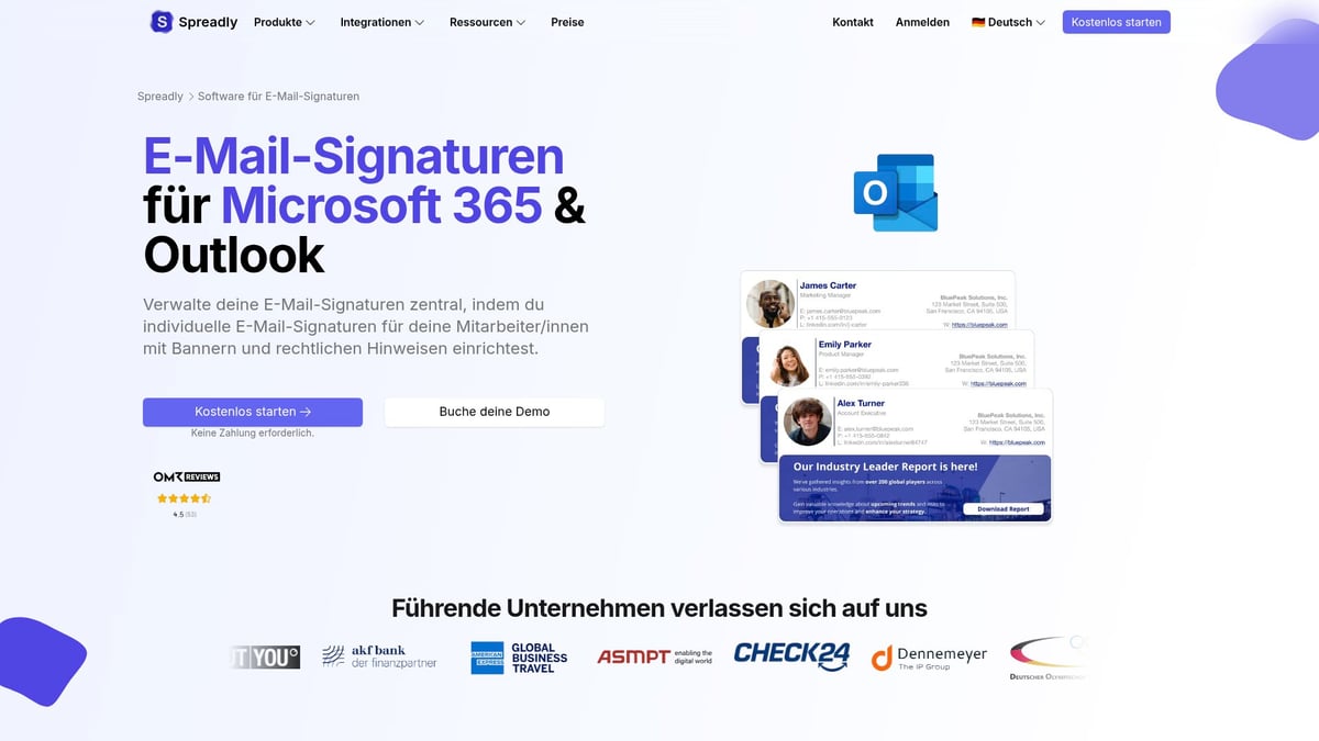 Signaturen in Outlook: Ultimativer Guide 2026 - Zentrale Signaturverwaltung mit Spreadly