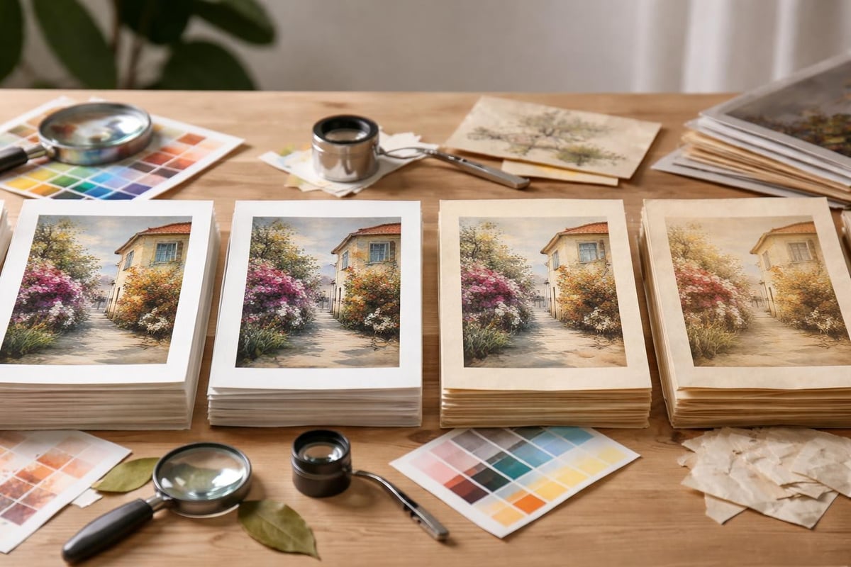 Art paper quality comparison