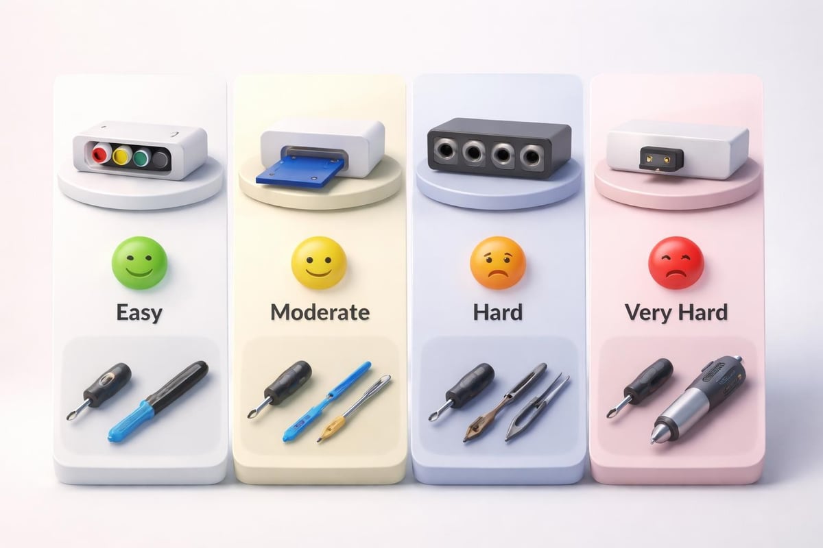 Wii port repair difficulty comparison