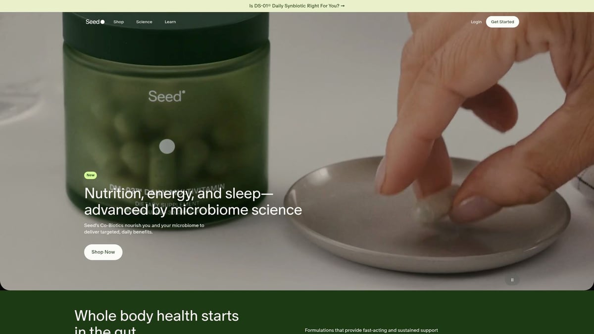 9 Essential Probiotics for Men to Boost Health in 2025 - Seed Daily Synbiotic