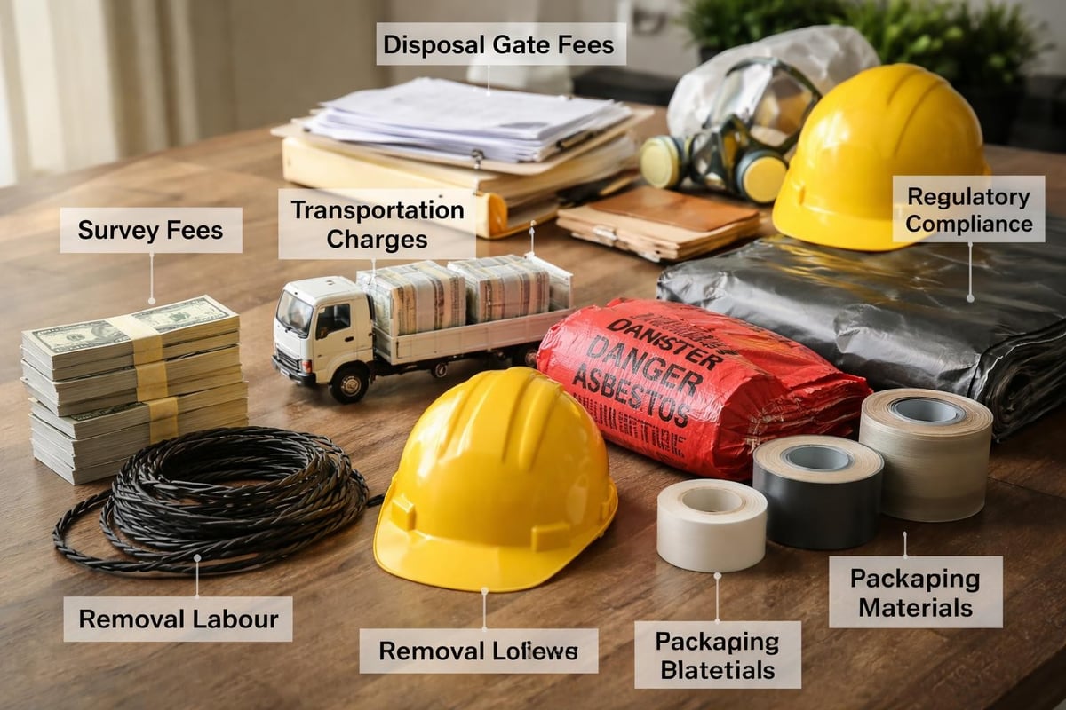 Asbestos waste disposal cost factors