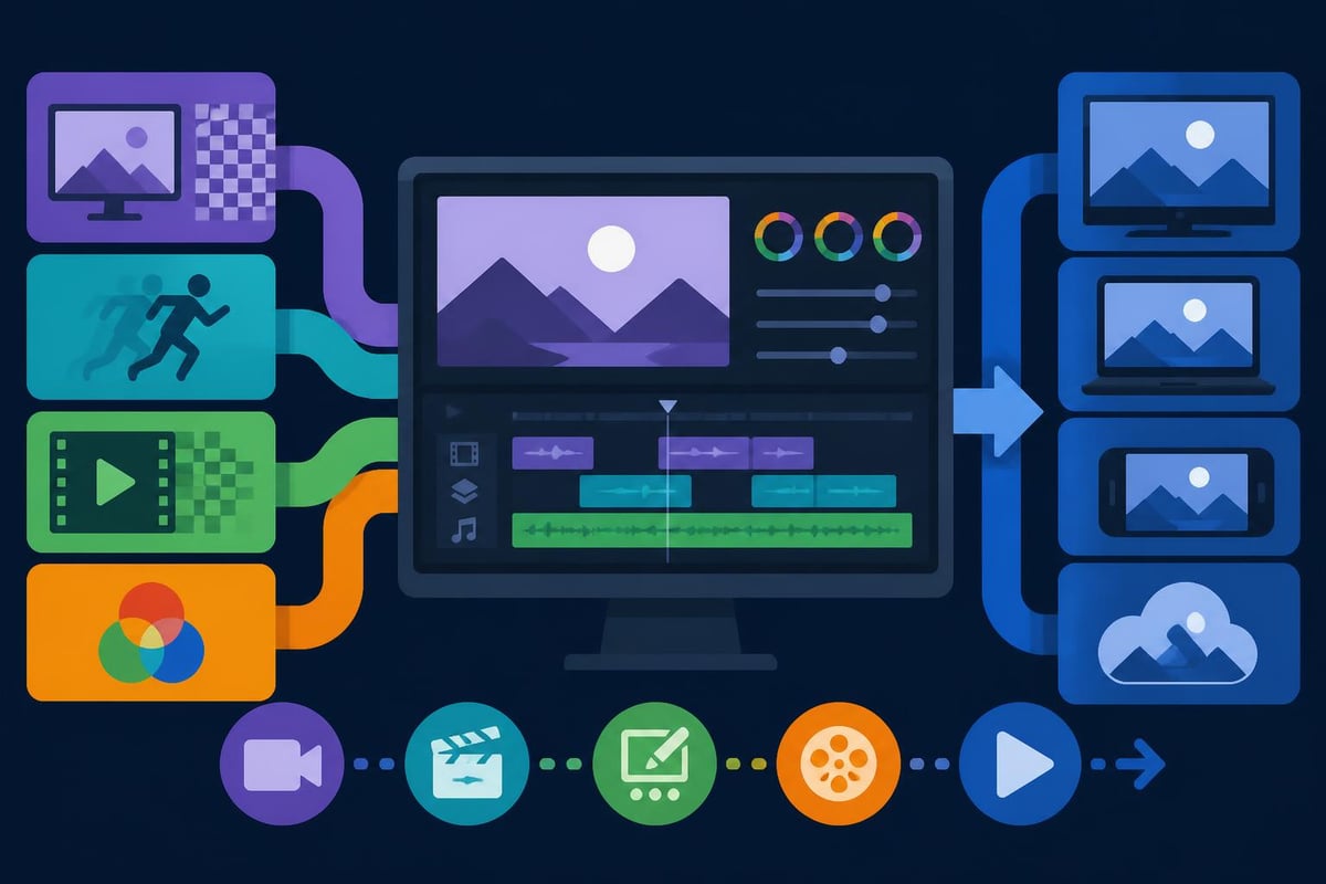 Video editing technical workflow