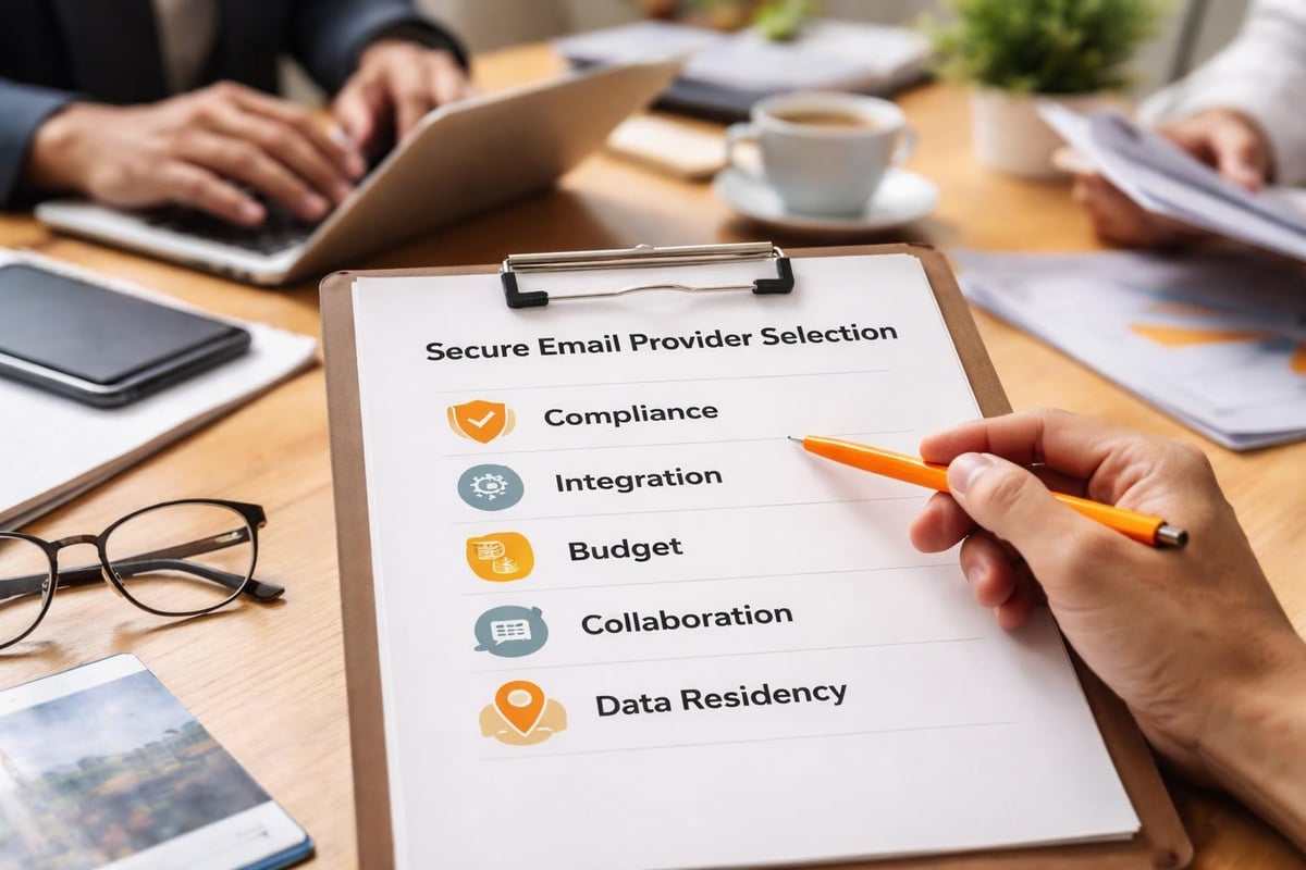 Email security decision factors