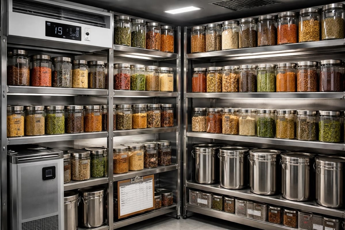 Conservation professionnelle épices
