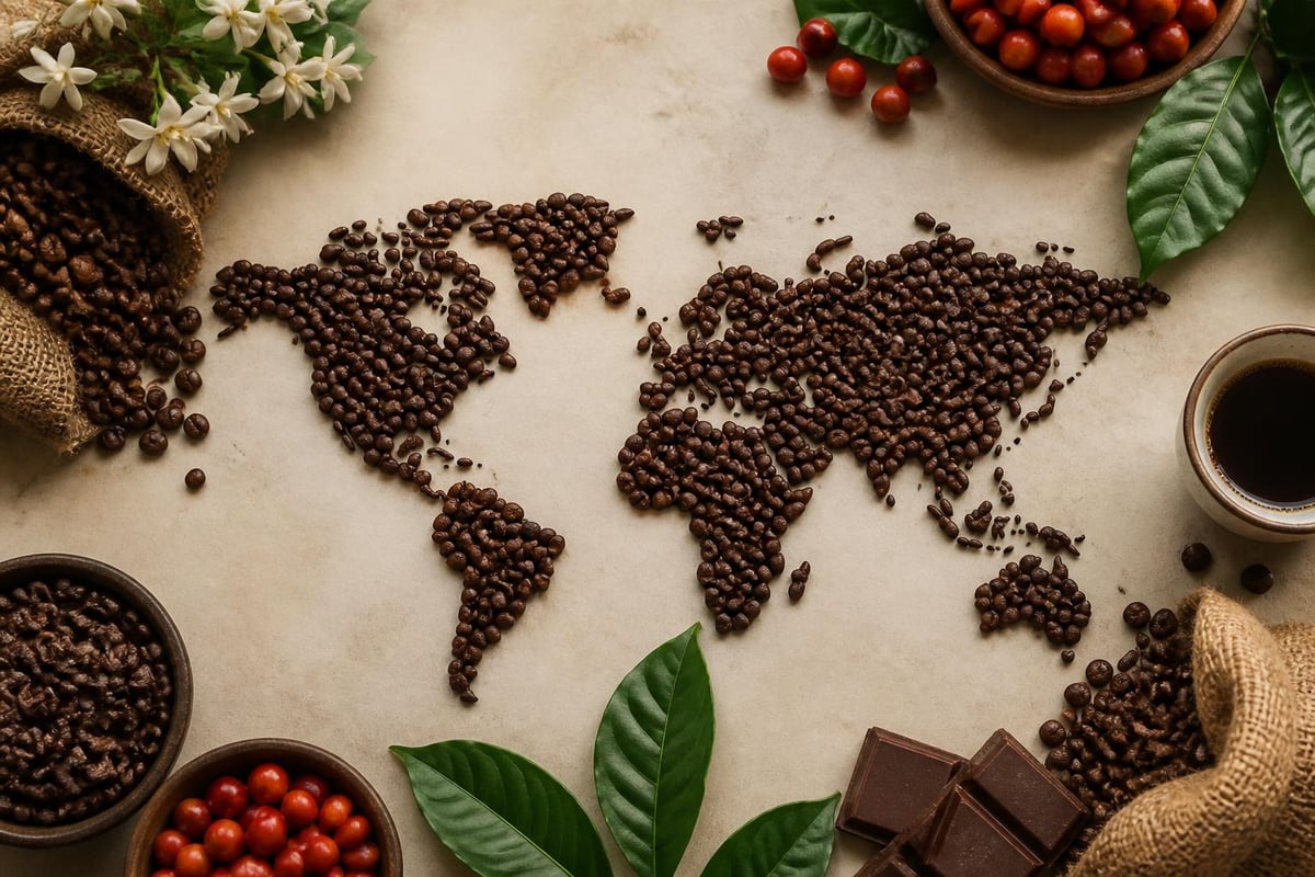 Coffee growing regions