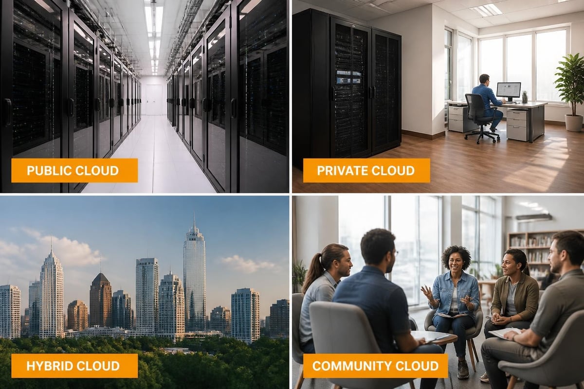 Cloud deployment models comparison