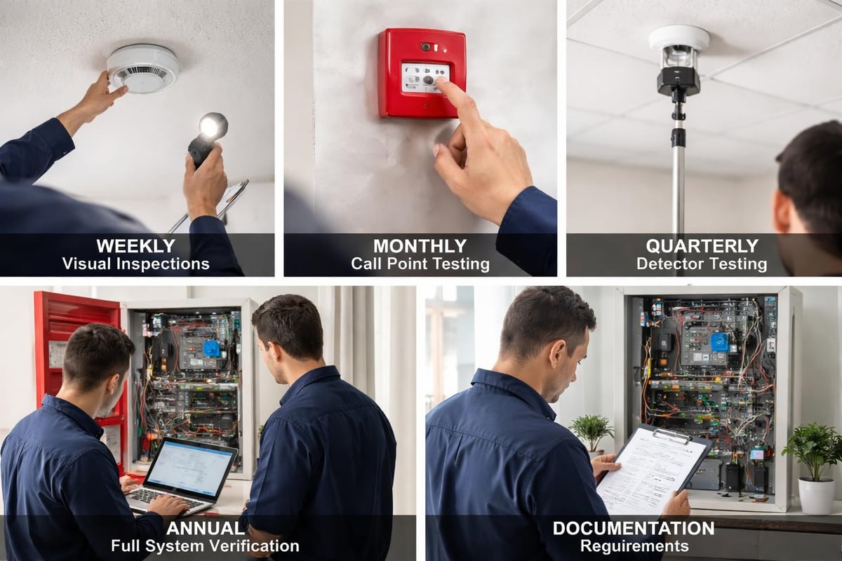 Fire alarm testing procedures