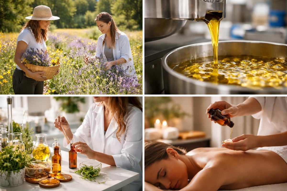 Circuit production huile bio France